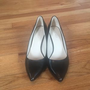 Nine West black heels (worn once)